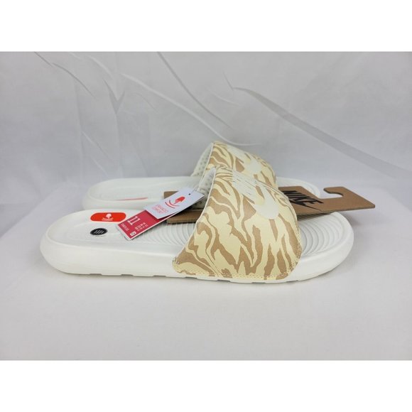 Nike Shoes - Nike Victori One Print Slip On Slides Sandals Size Womens 11 Mens 10 CN9676-105